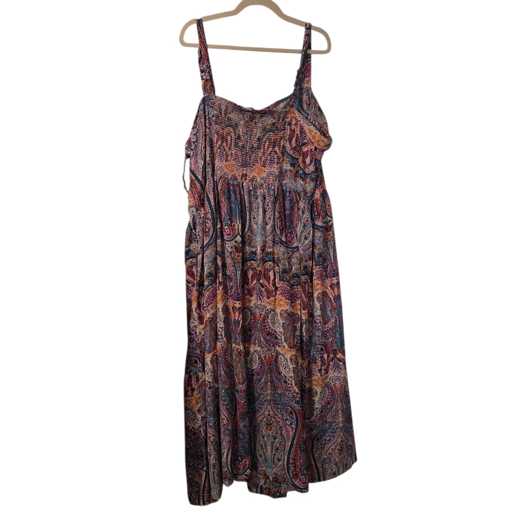 Paisley Print Maxi Dress Size 3X Dex DIA‎